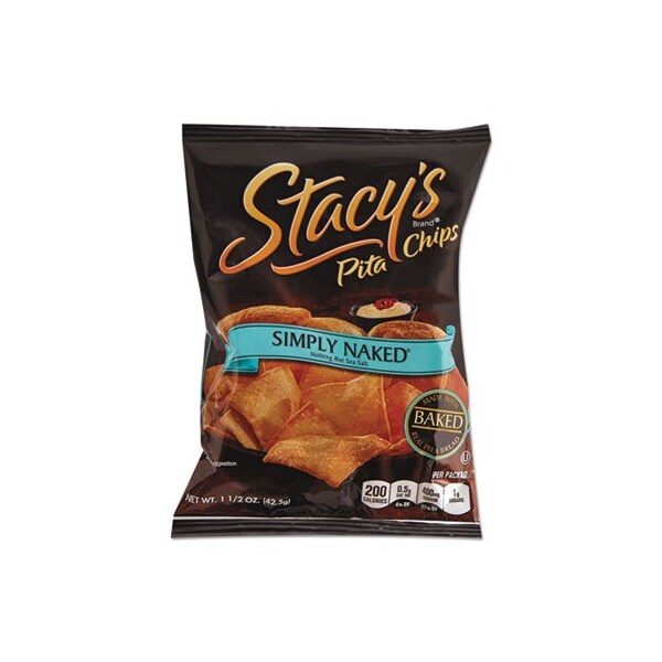Frito-Lay Stacy's, Pita Chips, 1.5 Oz Bag, Original, 24PK 52546 - main